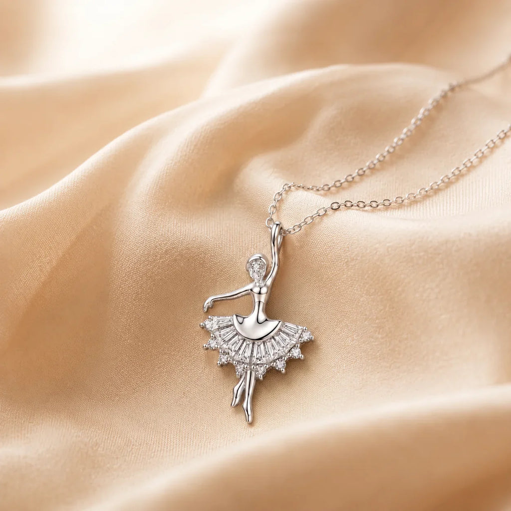 Ballerina Pendant Necklace