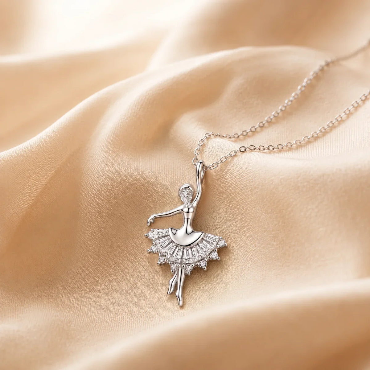 Ballerina Pendant Necklace