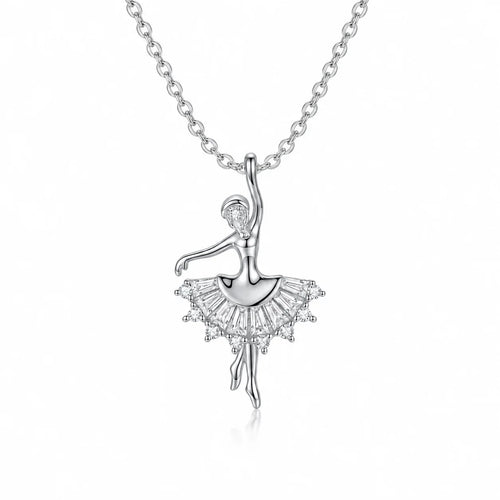Ballerina Pendant Necklace
