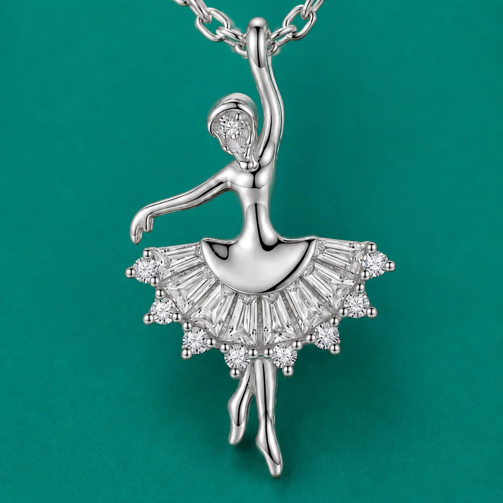 Ballerina Pendant Necklace
