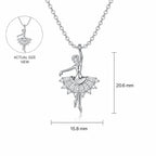 Ballerina Pendant Necklace