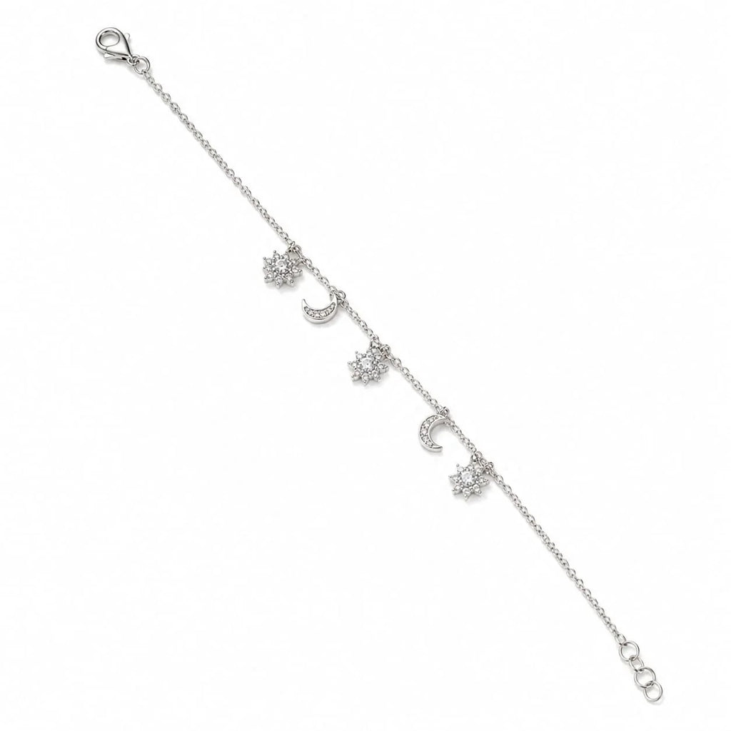 Celestial Moon & Star Charm Bracelet