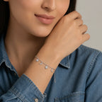 Celestial Moon & Star Charm Bracelet