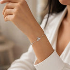 Butterfly & Bell Charm Bracelet