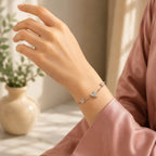 Butterfly & Bell Charm Bracelet