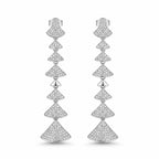 Geometric Tiered Drop Earrings