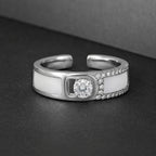 Solitaire Crystal Stone Ring