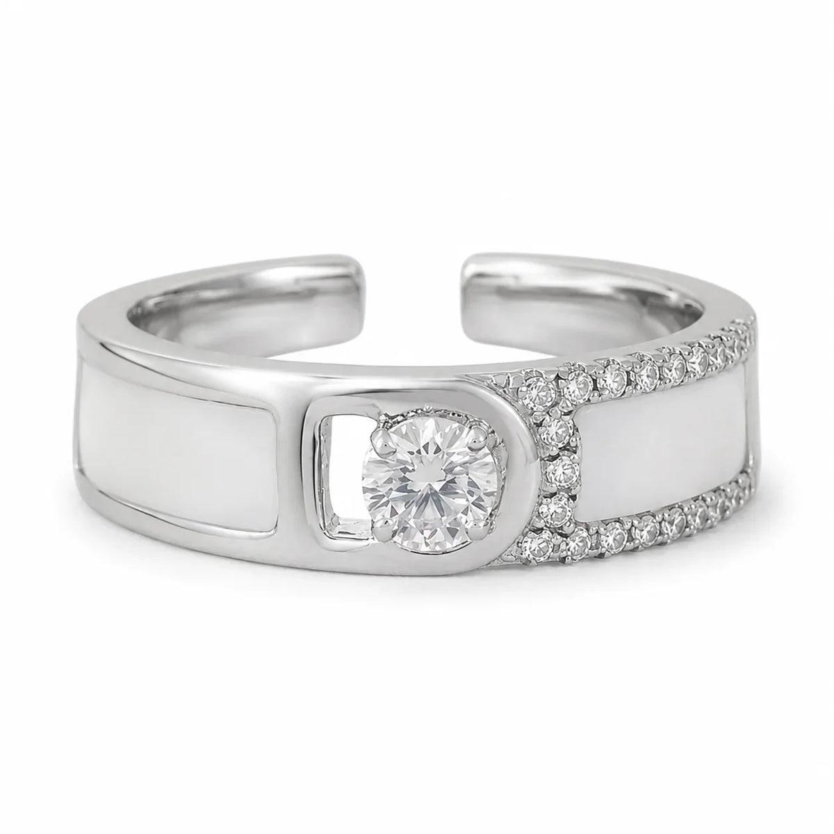 Solitaire Crystal Stone Ring
