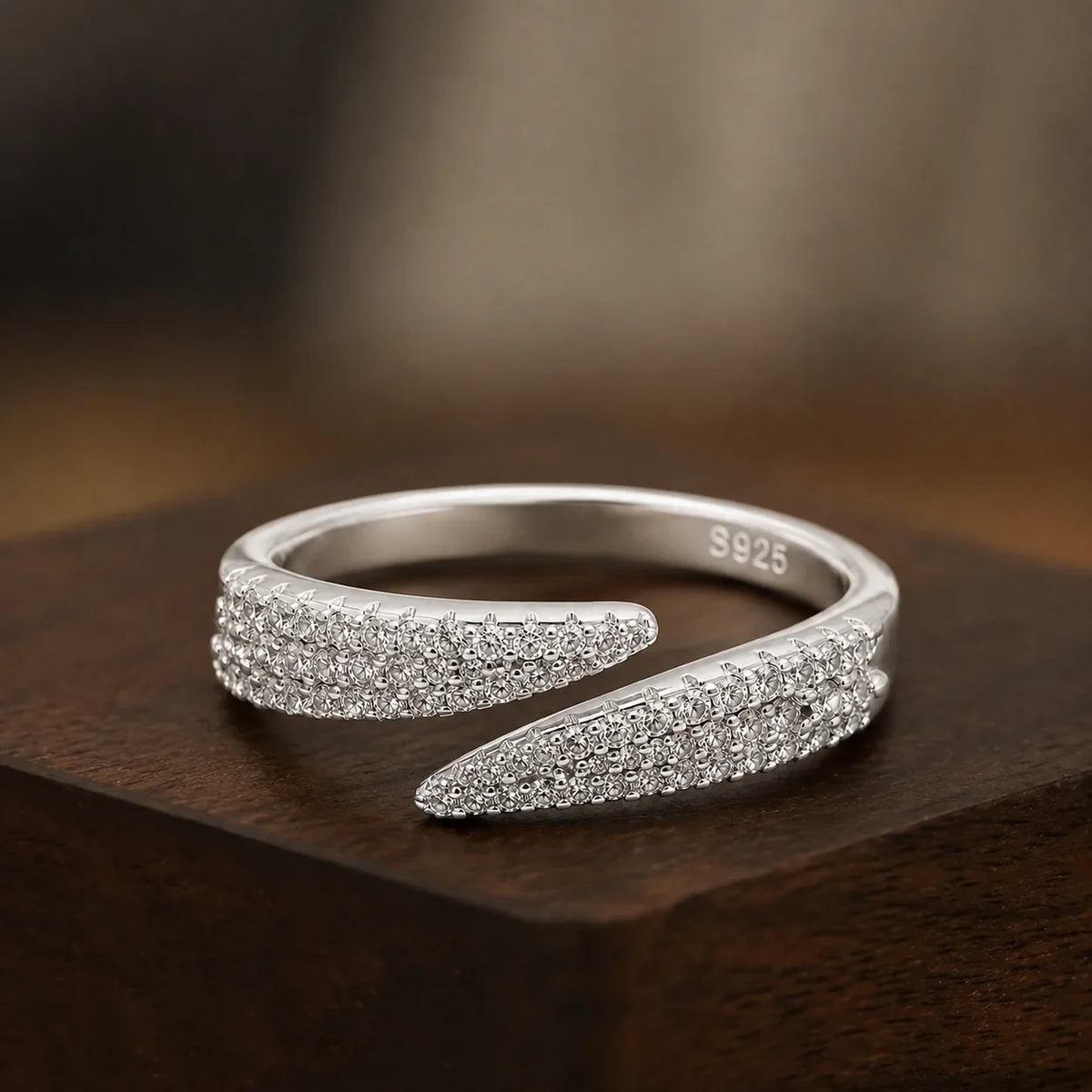 Pavé Bypass Ring