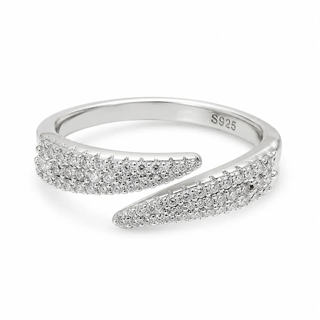 Pavé Bypass Ring