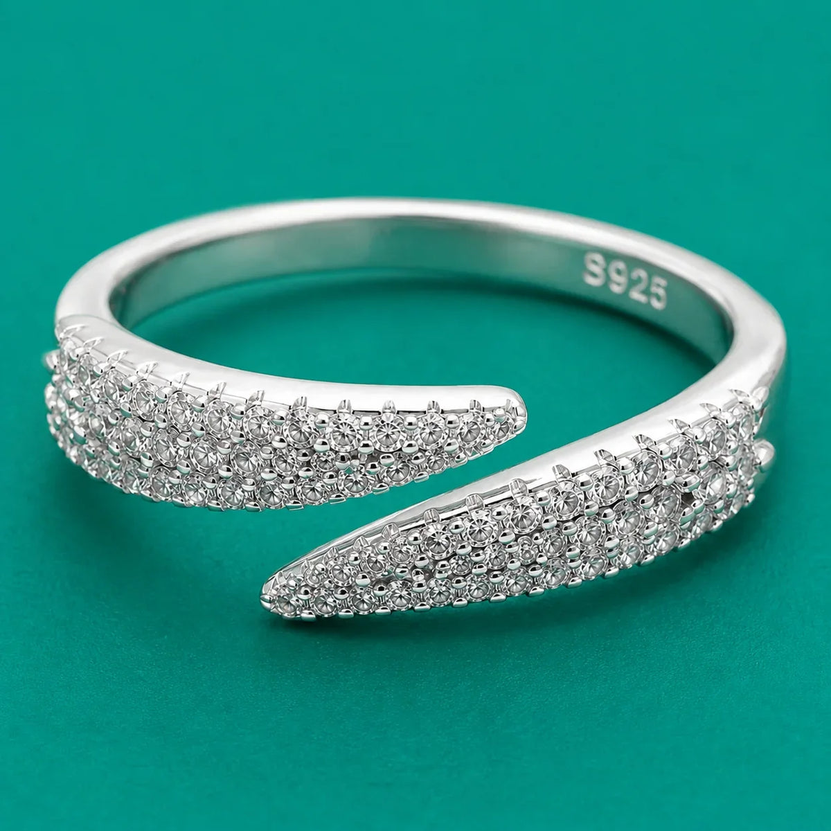 Pavé Bypass Ring