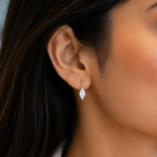 Marquise Crystal Drop Necklace & Earrings Set