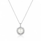Pearl Halo Pendant Necklace