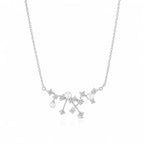 Pearl & Crystal Pendant Necklace