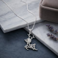 Leaping Deer Pendant Necklace