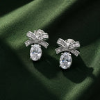 Crystal Butterfly Stud Earrings