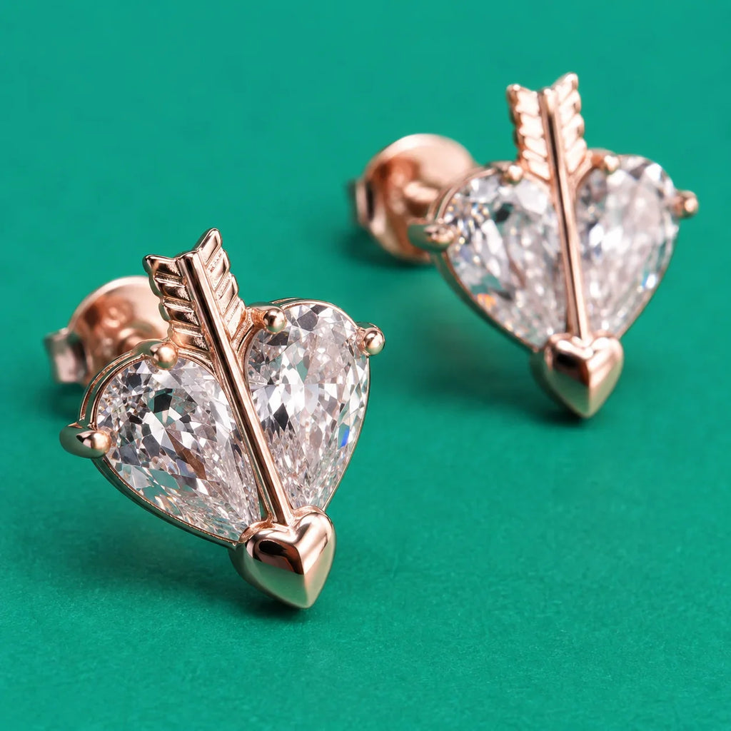 Sculpted Silver Stud Earrings