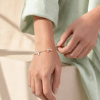 Rose Gold Triple Butterfly Bracelet