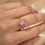 Multicolour Baguette Cocktail Ring - Kinsey Atelier 925 Sterling Silver
