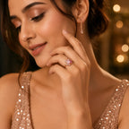 Multicolour Baguette Cocktail Ring - Kinsey Atelier 925 Sterling Silver