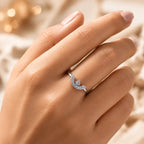 Crown Solitaire Ring - Kinsey Atelier 925 Sterling Silver