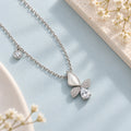 Mother of Pearl Butterfly Pendant Necklace